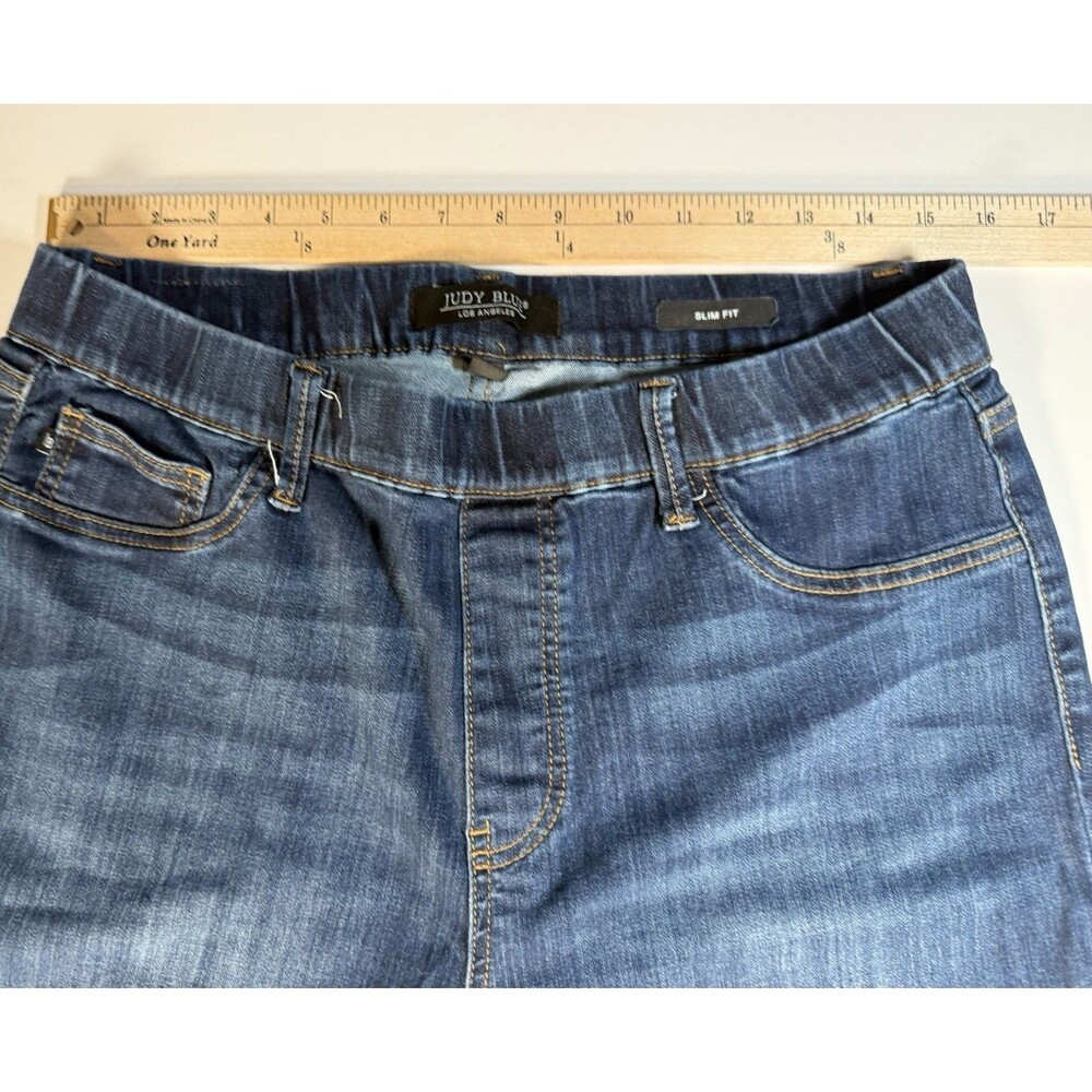 Judy Blue Women’s Slim Fit Jeans Size 15/32 Medium Wash Stretch Denim - Picture 6 of 10
